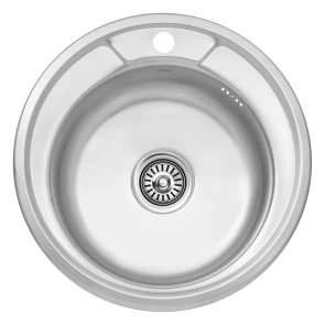 Комплект Кухонна мийка Kroner KRP Satin - 490 (0.6 мм)+Змішувач для кухні Agua Toledo - C033 №2