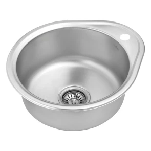 Комплект Кухонная мойка Kroner KRP Satin - 4843 (0.8 мм)+Смеситель для кухни Agua Toledo - C035 №2