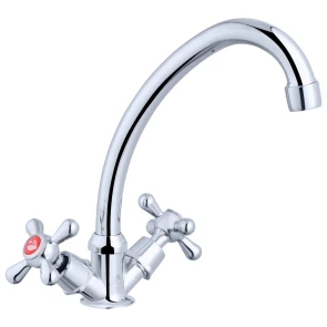 Комплект Кухонная мойка Kroner KRP Satin - 4843 (0.8 мм)+Смеситель для кухни Agua Toledo - C035 №3