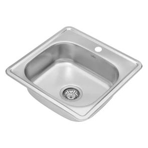 Комплект Кухонна мийка Kroner KRP Satin - 4848 (0.6 мм)+Змішувач для кухні Agua Leon - C032 №2