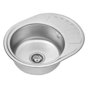 Комплект Кухонна мийка Kroner KRP Satin - 5745 (0.6 мм)+Змішувач для кухні Agua Leon - C032 №2