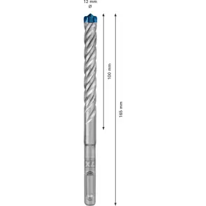 Бур Bosch Expert SDS-Plus-7X (12x150x215 мм, 10 шт.) (2608900173) №6