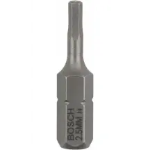 Бита Bosch Extra-Hart HEX (2.5x25 мм, 3 шт.) (2607001720)