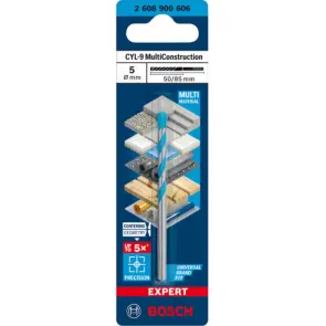 Спиральное сверло Bosch Expert CYL-9 Multi Construction (5х50х85 мм) (2608900606) №2