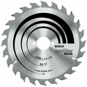 Пильный диск Bosch Optiline Wood (190х30х24Т) (2608640615) №1