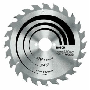 Пильный диск Bosch Optiline Wood (190х30х60Т) (2608641188) №1