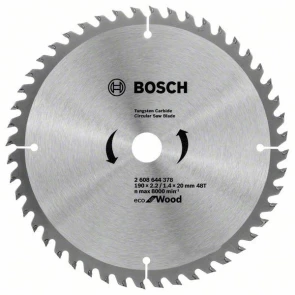 Пиляльний диск Bosch Optiline Wood ECO (190х20/16х48Т) (2608644378) №1