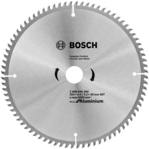 Пильный диск Bosch ECO AL (254х30х80Т) (2608644394) №1