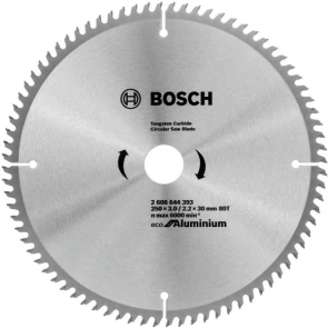 Пильный диск Bosch Eco for Aluminium (250х30х80Т) (2608644393) №1