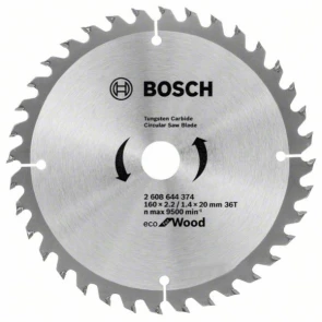 Пильный диск Bosch Eco for Wood (160х20х36Т) (2608644374) №1