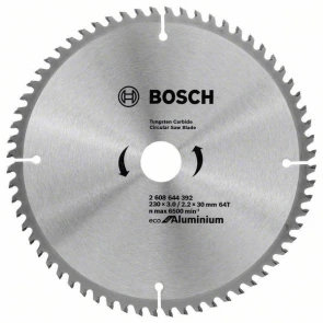 Пильный диск Bosch Eco for Aluminium (230x30х64T) (2608644392) №1