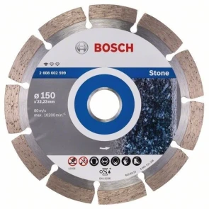 Bosch Круг алмазний відрізний PF Stone 150х22 сегментний №1
