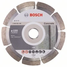 Bosch Круг алмазный отрезной PF Concrete 150х22 бетон