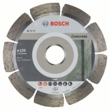 Алмазний відрізний круг по бетону Bosch PF Concrete (125х22.23) (2608603240)