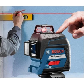Линейный лазерный нивелир Bosch Professional GLL 3-80 + кейс №9