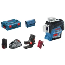 Линейный лазерный нивелир Bosch GLL 3-80 C Professional + BM1 + L-Boxx 136 (12 В, 2 А*ч, 120 м) (0601063R02)