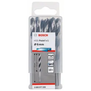 Свердло до металу 6,0 мм. HSS PointTeQ Bosch №2