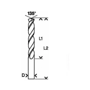 Сверло по металлу Bosch HSS-Co, DIN 338 (10х87 мм) (2608585864) №4