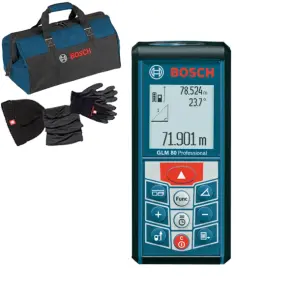 Далекомір лазерний Bosch GLM 80 (сумка+шапка+рукавиці+шарф) (06159940M2) №1