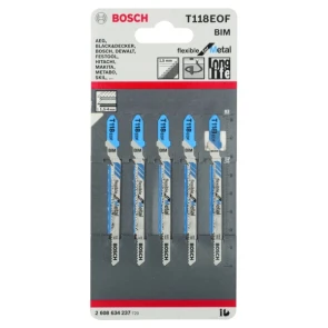 Пилка Bosch по металлу T 118EOF (1,5 × 83 мм) (2608634237) №3
