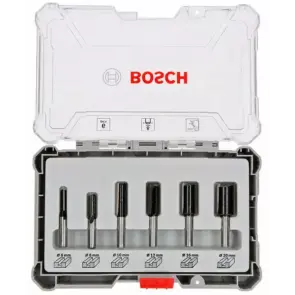 Набор пазовых фрез Bosch (8 мм, 6 шт.) (2607017466) №4