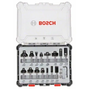 Набор комбинированных фрез Bosch (8 мм, 15 шт.) (2607017472) №1