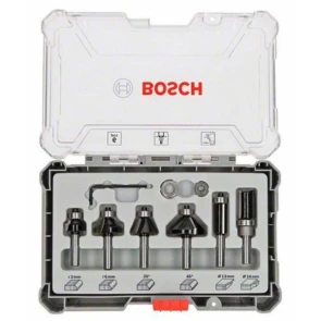Набор кромочных фрез Bosch Trim & Edging (8 мм, 6 шт.) (2607017469) №1