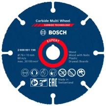 Круг відрізний Bosch Expert Carbide (76х1х10 мм) (2608901196)