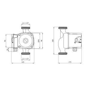 Насос циркуляционный Forwater GPD/UPS 25/8-180 (Grundfos) №2