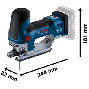 Акумуляторний лобзик Bosch GST 18V-155 SC Solo (18 В, без АКБ, 3800 ход/хв) (06015B0001) №3