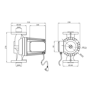 Насос циркуляционный Forwater WRS 50/1100-F (Grundfos) №2