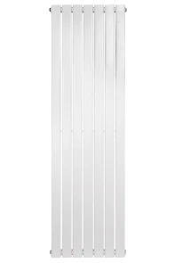 Вертикальний дизайнерський радіатор опалення ARTTIDESIGN Livorno II 7/1600/476/50 білий матовий №5