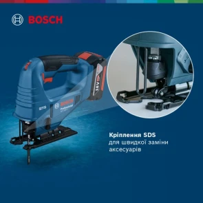 Акумуляторний лобзик Bosch GST 183-LI Professional (18 В, без АКБ, 3300 об/хв) (06015B7020) №11