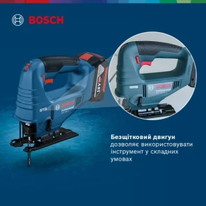Акумуляторний лобзик Bosch GST 183-LI Professional (18 В, 4 А*год, 3300 об/хв) (06015B7022) №11