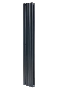 Вертикальный дизайнерский радиатор отопления ARTTIDESIGN Rimini II 4/1500/236/50 чёрный матовый №1