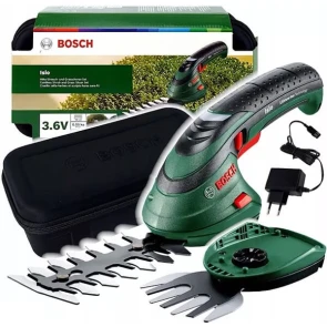Ножиці для трави акумуляторні Bosch ISIO 3 + кущоріз (3.6 В, 1.5 А*год) (0600833108) №1