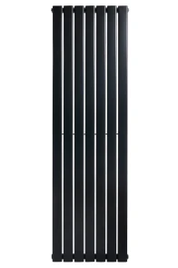 Вертикальный дизайнерский радиатор отопления ARTTIDESIGN Livorno 7/1800/476/50 чёрный матовий №5