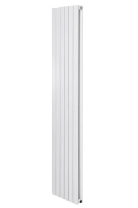 Вертикальный дизайнерский радиатор отопления ARTTIDESIGN Terni II 6/1800/354/50 белый матовий №1