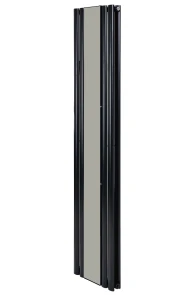 Вертикальний дизайнерський радіатор опалення ARTTIDESIGN Rimini II M 4/1800/382/50 чорний матовий №1