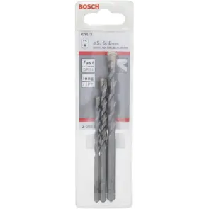 Набір свердел по бетону Bosch CYL-3 (3 шт.) (2608597709) №2
