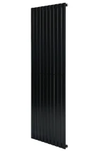 Вертикальный дизайнерский радиатор отопления ARTTIDESIGN Terni 10/1800/590 черный матовый