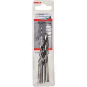 Набір свердел по металу Bosch HSS PointTeQ (5 шт.) (2608577345) №2