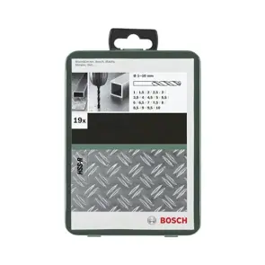 Набор сверл Bosch HSS-R (1-10 мм, 19 шт.) (2609255032) №2