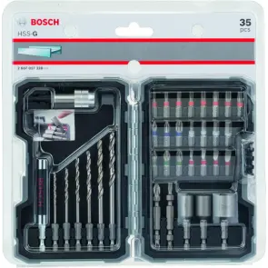 Набір свердел та біт по металу Bosch Pro Mix (35 шт.) (2607017328) №4