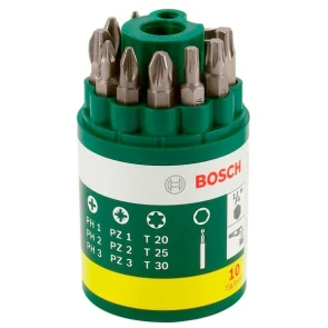 Набір біт Bosch (9 шт. + універсальний тримач) (2607019452) №1