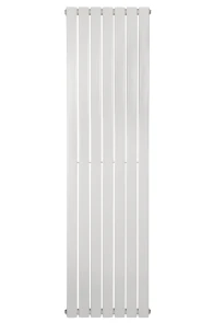 Вертикальний дизайнерський радіатор опалення ARTTIDESIGN Livorno 7/1600/476/50 білий матовий №5