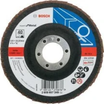 Круг лепестков. вып. 125 мм P40 циркон Expert For Metal, Bosch