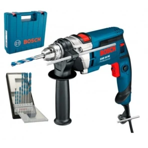 Дриль ударний Bosch GSB 16 RE (750 Вт, 13 мм) + набір сверл Robust Line CYL-9 MultiConstruction (7 шт.) (0615990L2N) №1
