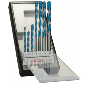 Дриль ударний Bosch GSB 16 RE (750 Вт, 13 мм) + набір сверл Robust Line CYL-9 MultiConstruction (7 шт.) (0615990L2N) №2