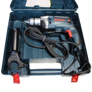 Дриль ударний Bosch GSB 16 RE (750 Вт, 13 мм) + набір сверл Robust Line CYL-9 MultiConstruction (7 шт.) (0615990L2N) №7